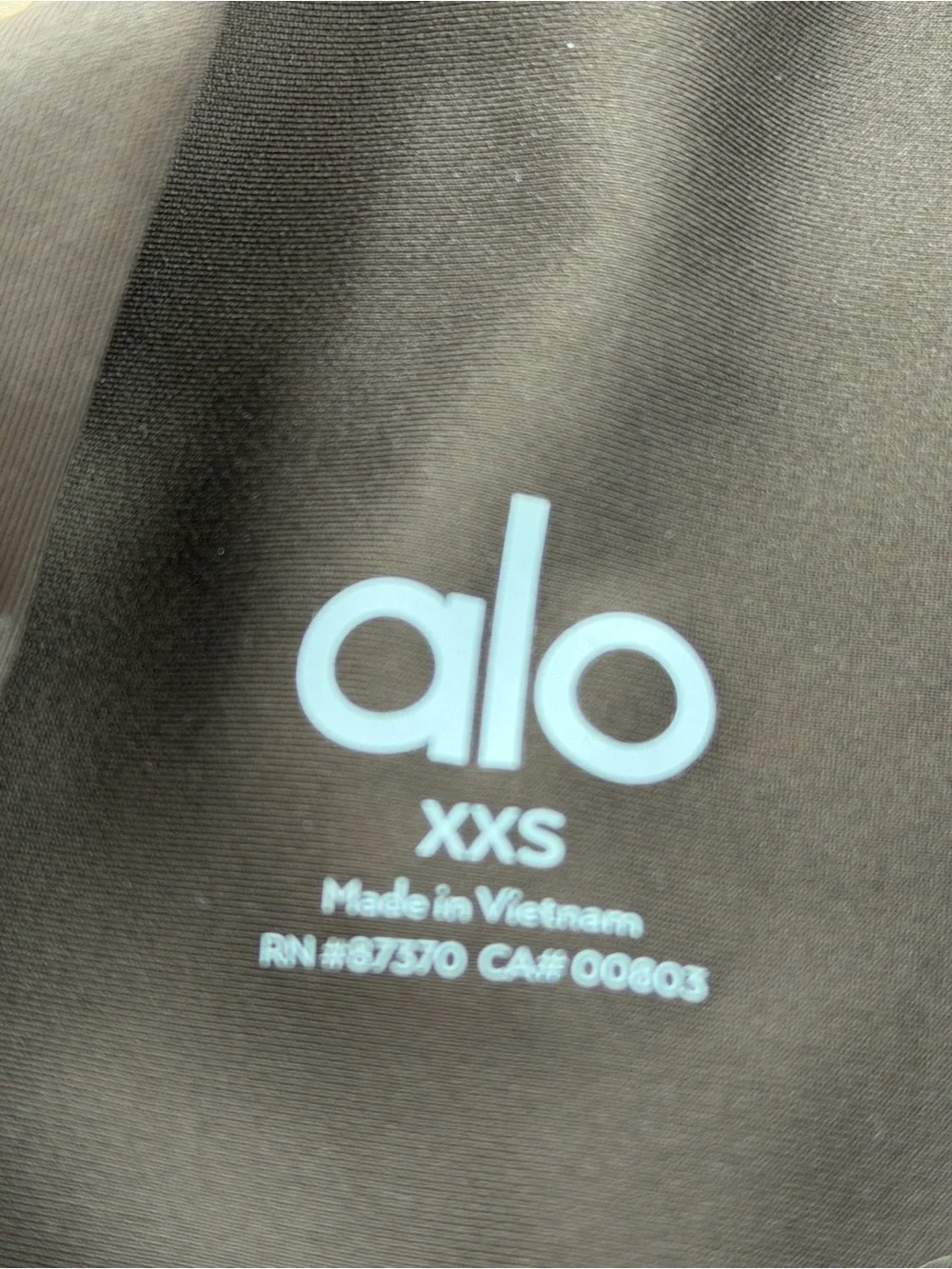 Alo High-Rise Chocolate Brown Bike Shorts
